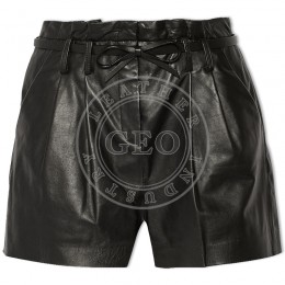 Beautiful Ladies New Style Latest Fashion 2017 Leather Shorts